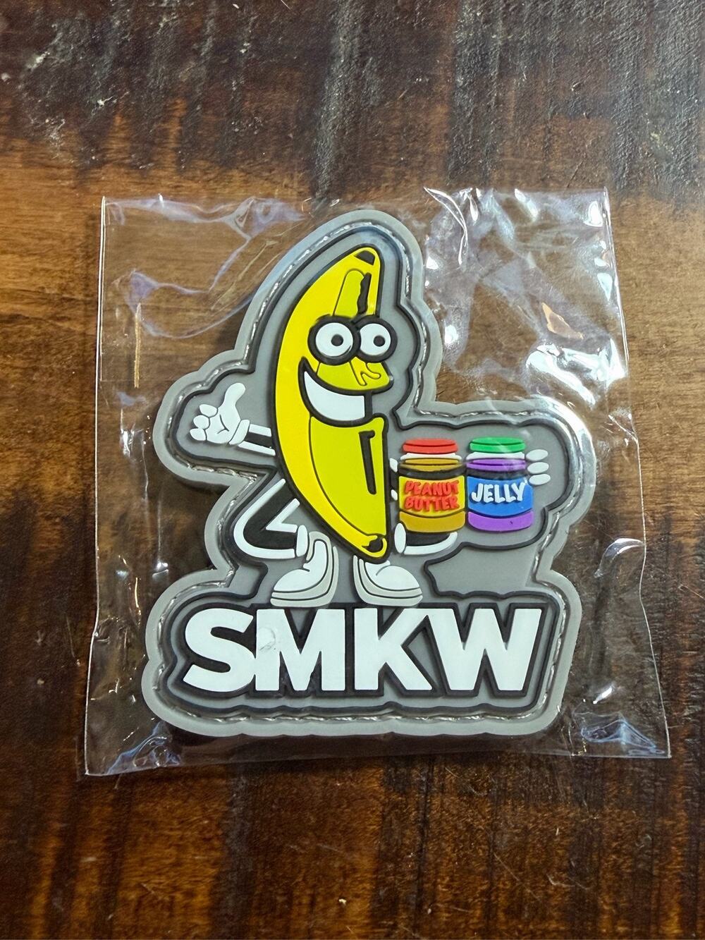 SMKW Smokey Mountain Knife Works Peanut Butter and Jelly PVC Patch